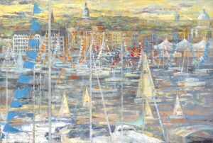 Annapolis Boat Show 2023, Jo Fleming, Fine Art Print on Canvas